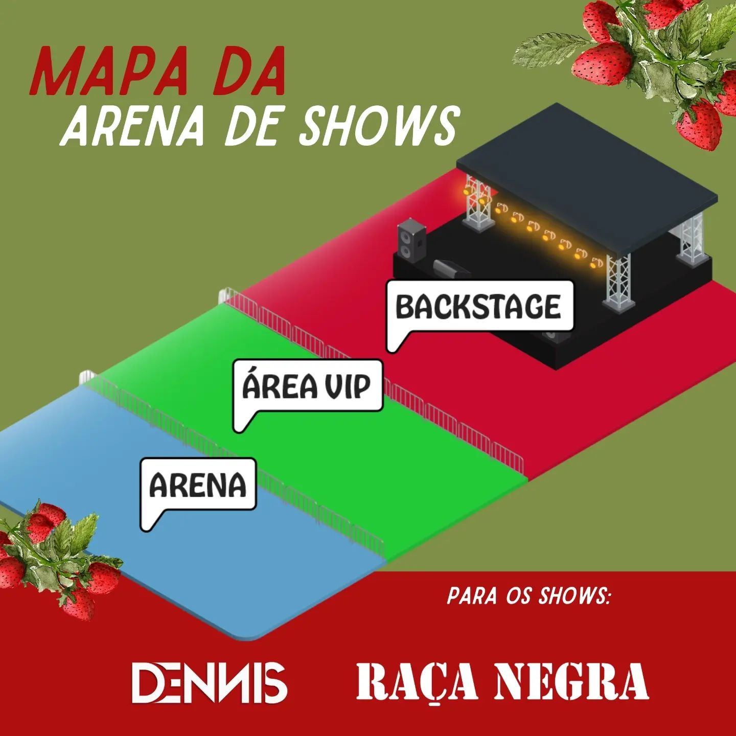  VENDA de INGRESSOS para os SHOWS nacionais da 20ª Festa do Moranguinho já iniciou