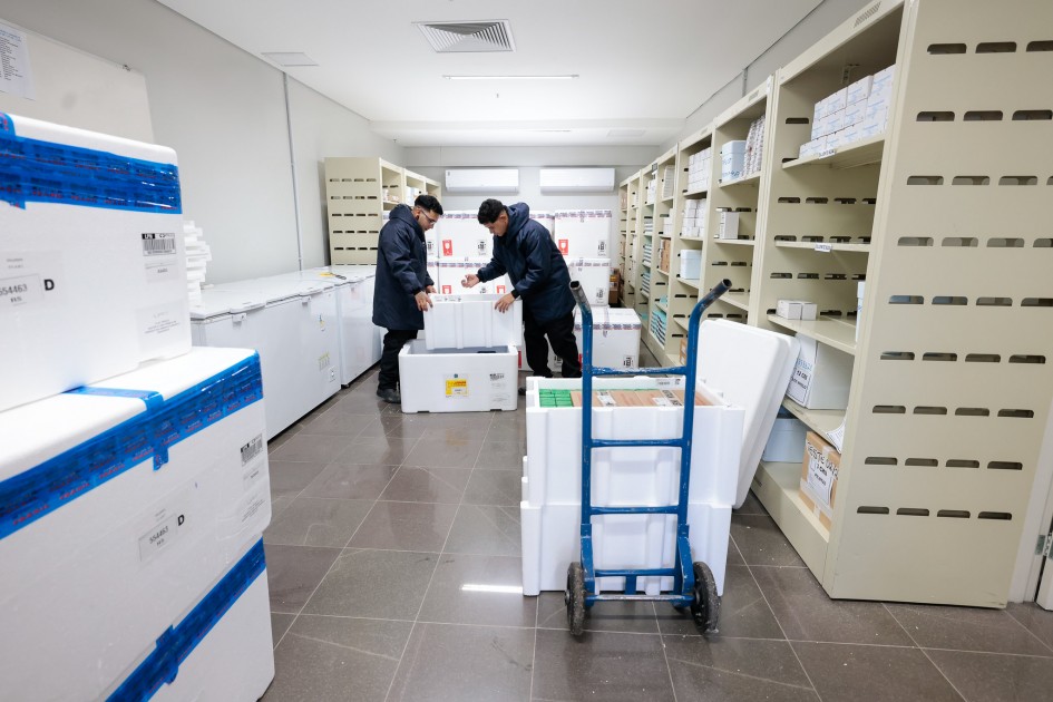 RS recebe 536 mil doses de vacina contra gripe