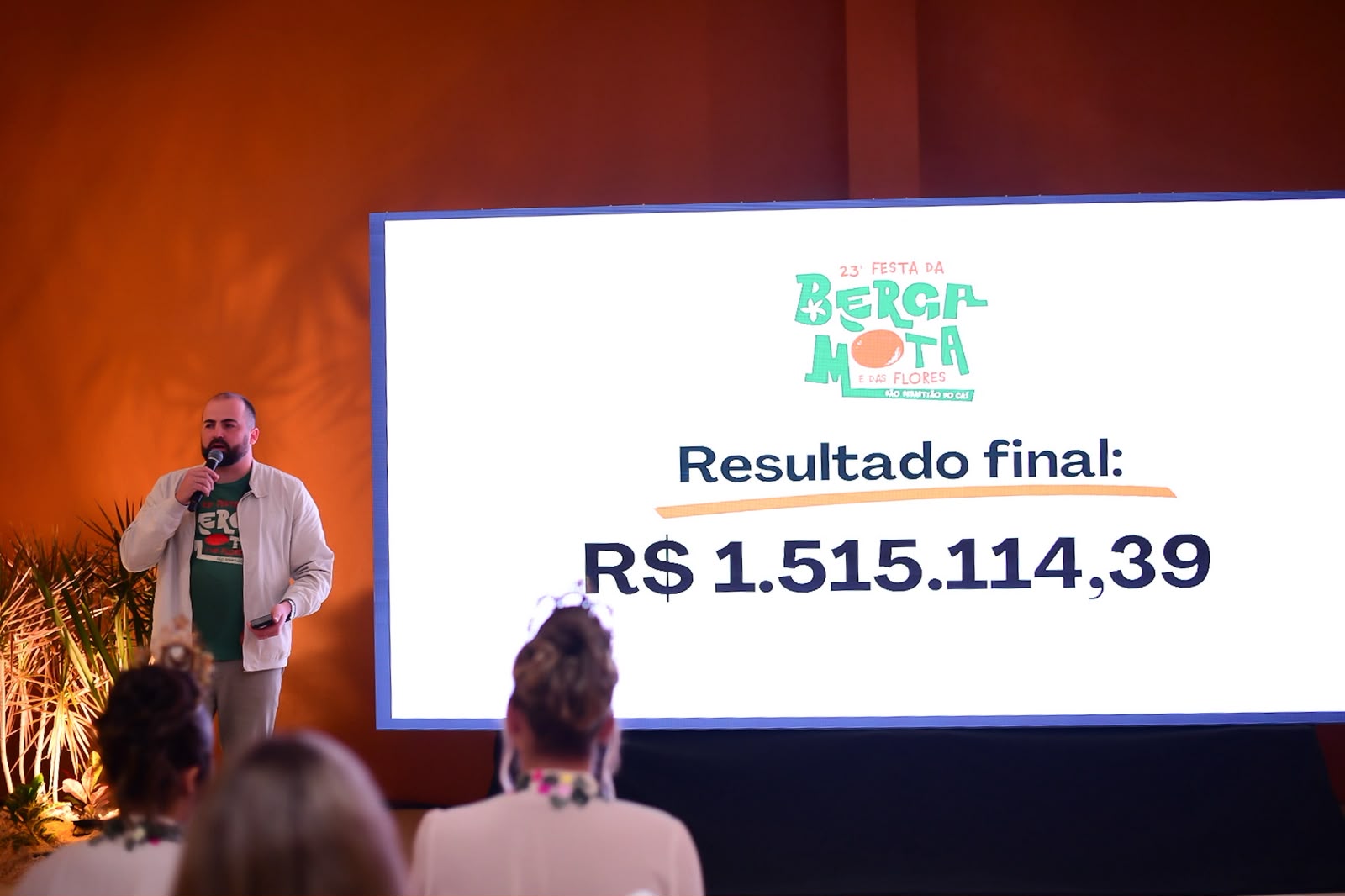 23ª Festa da Bergamota e das Flores deu lucro de mais de R$ 1,5 milhão