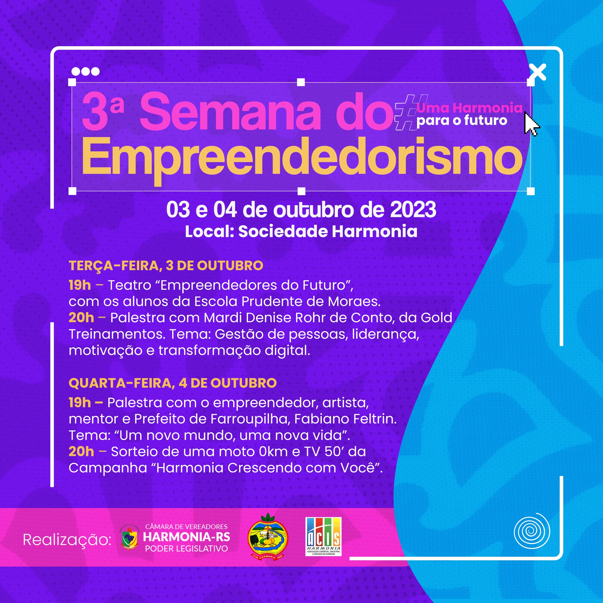 Prefeitura de Harmonia se prepara para promover a Semana do Empreendedorismo  
