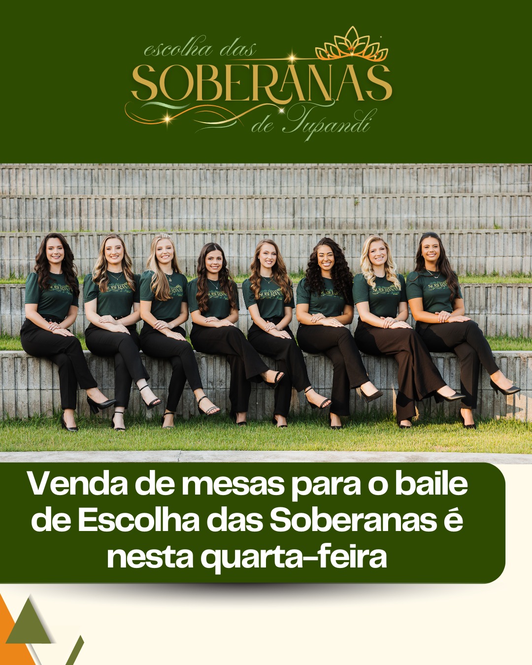 Venda de mesas para o baile de Escolha das Soberanas de Tupandi é nesta quarta-feira