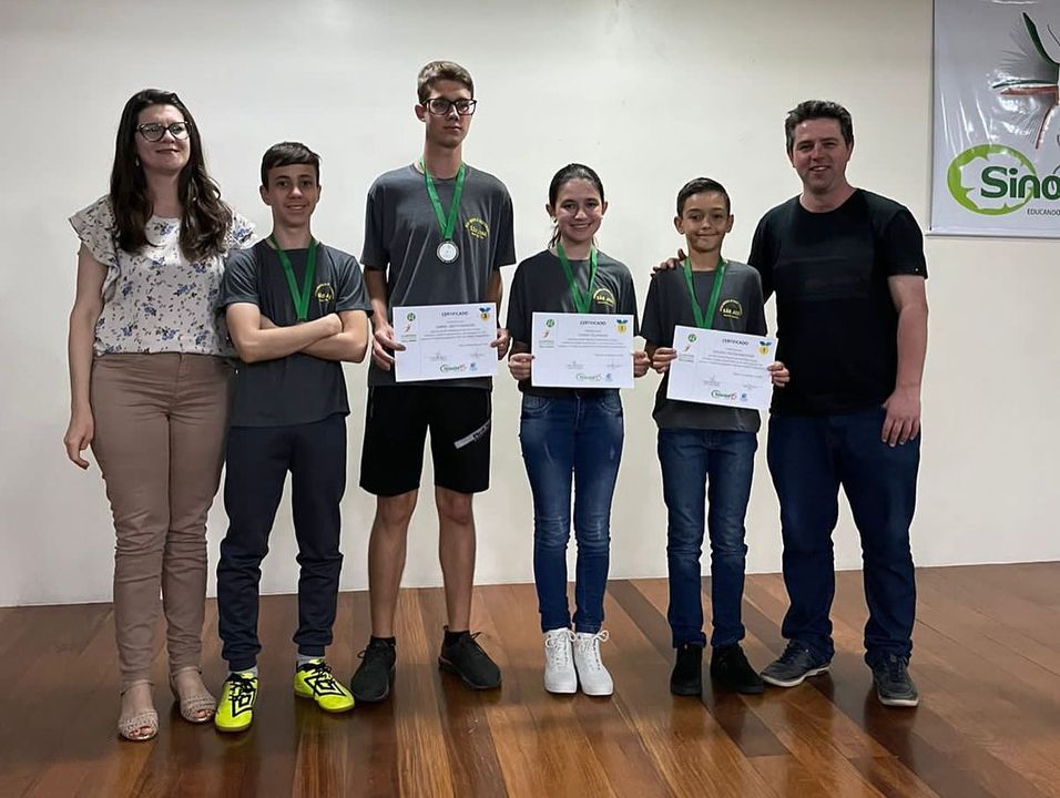 Premiação da Olimpíada de Matemática do Sinodal