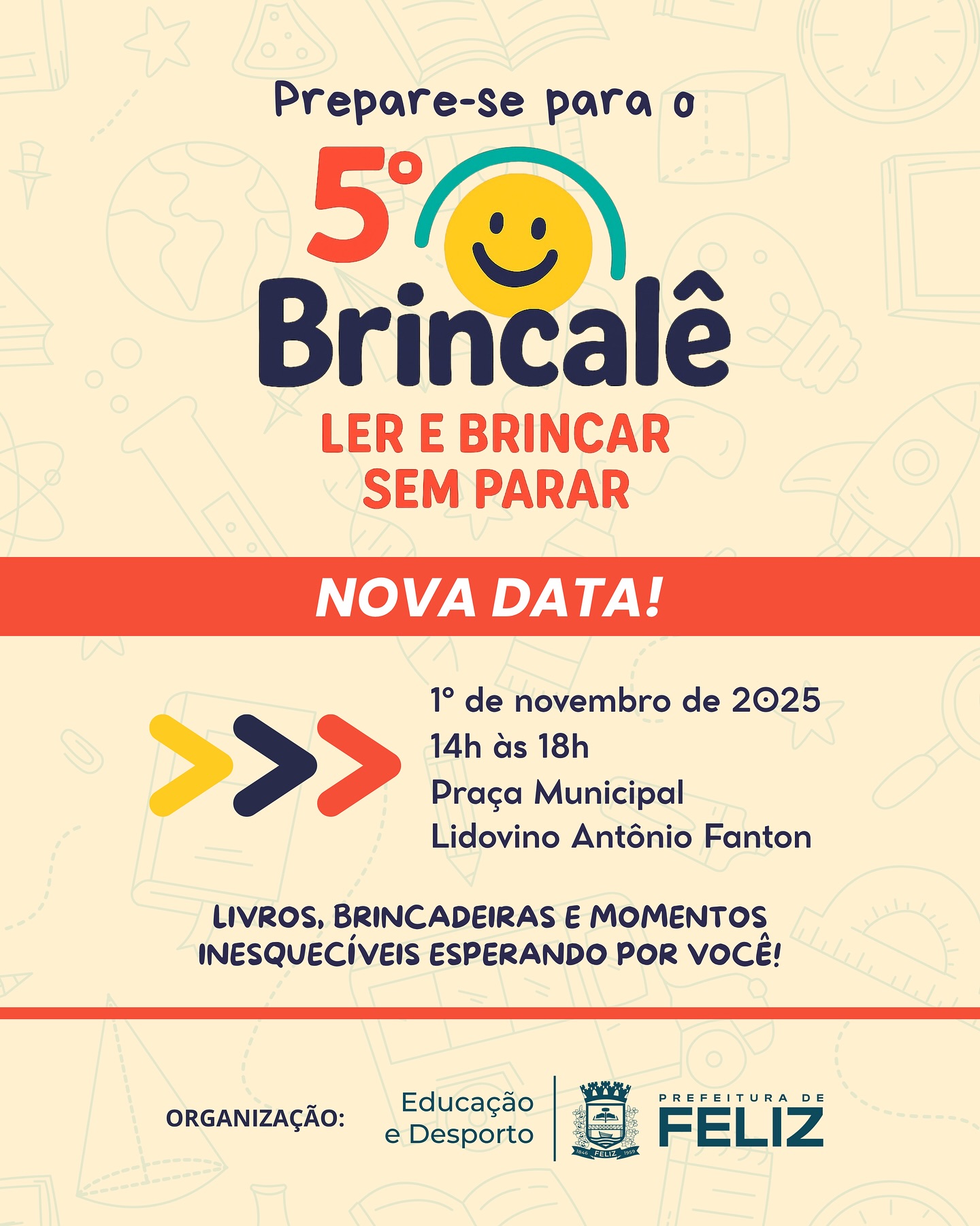 Brincalê será neste sábado na Praça de Feliz