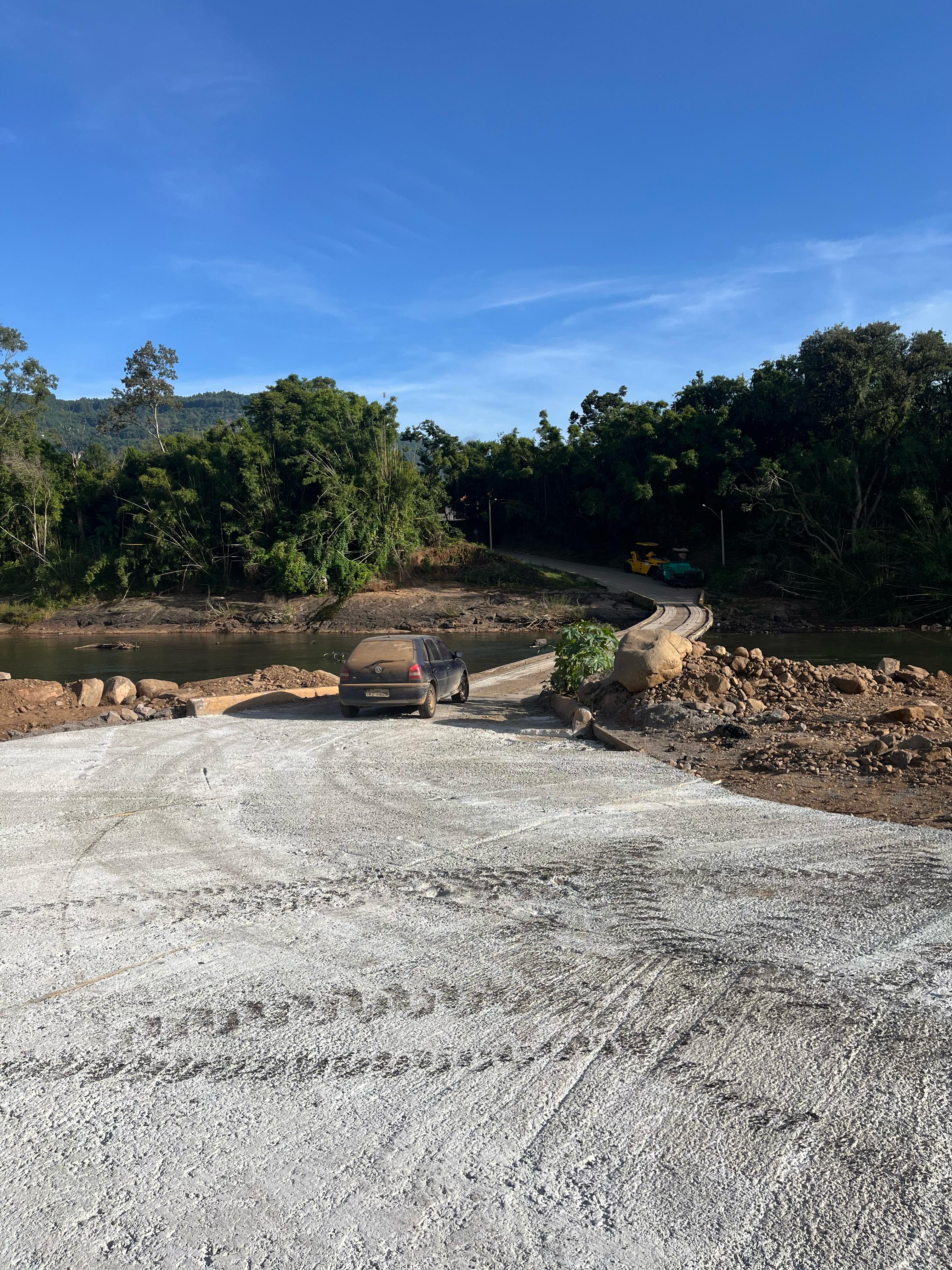 Ponte baixa do Bananal é liberada após obras