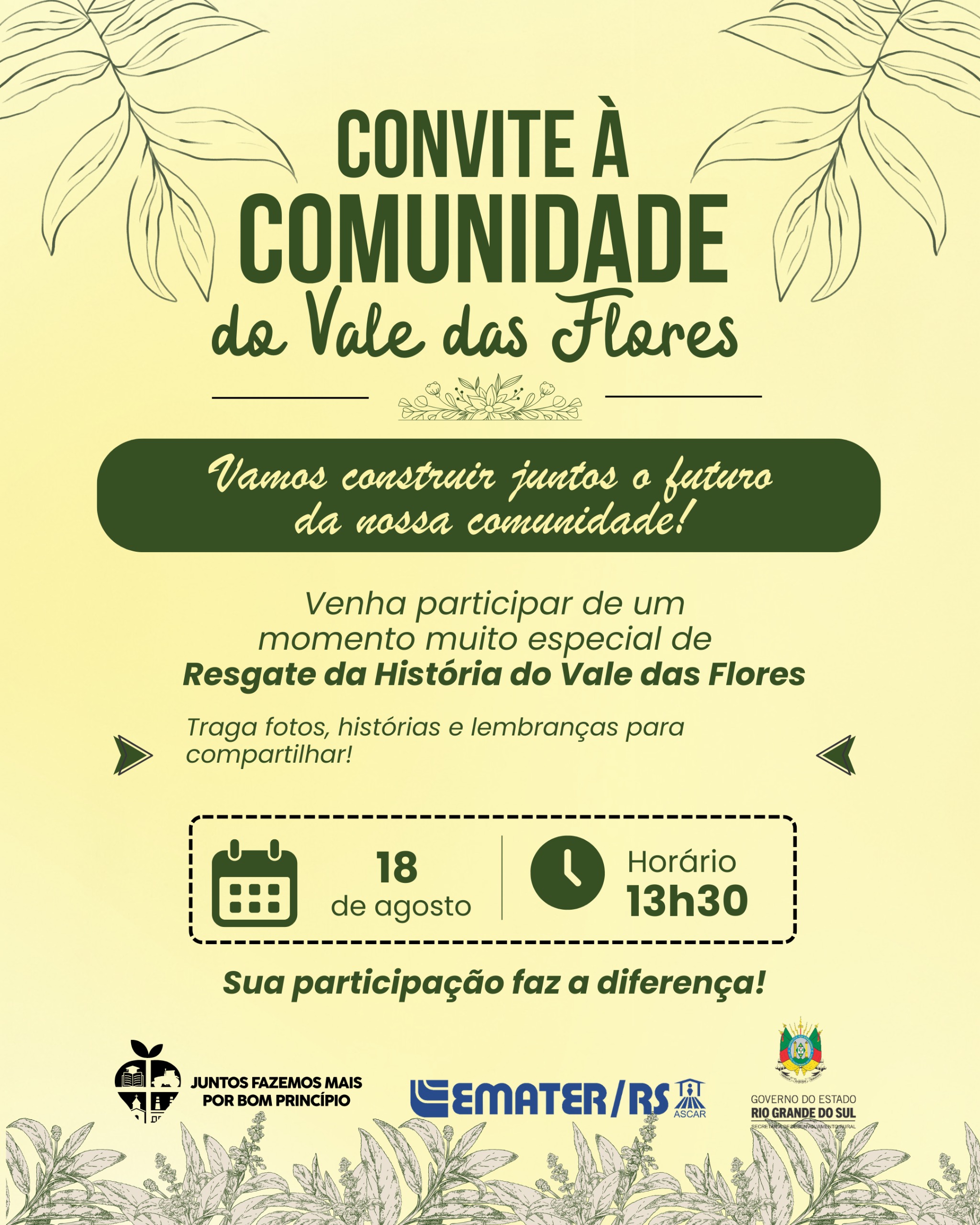 Vale das Flores realiza segundo encontro para resgate da história da comunidade