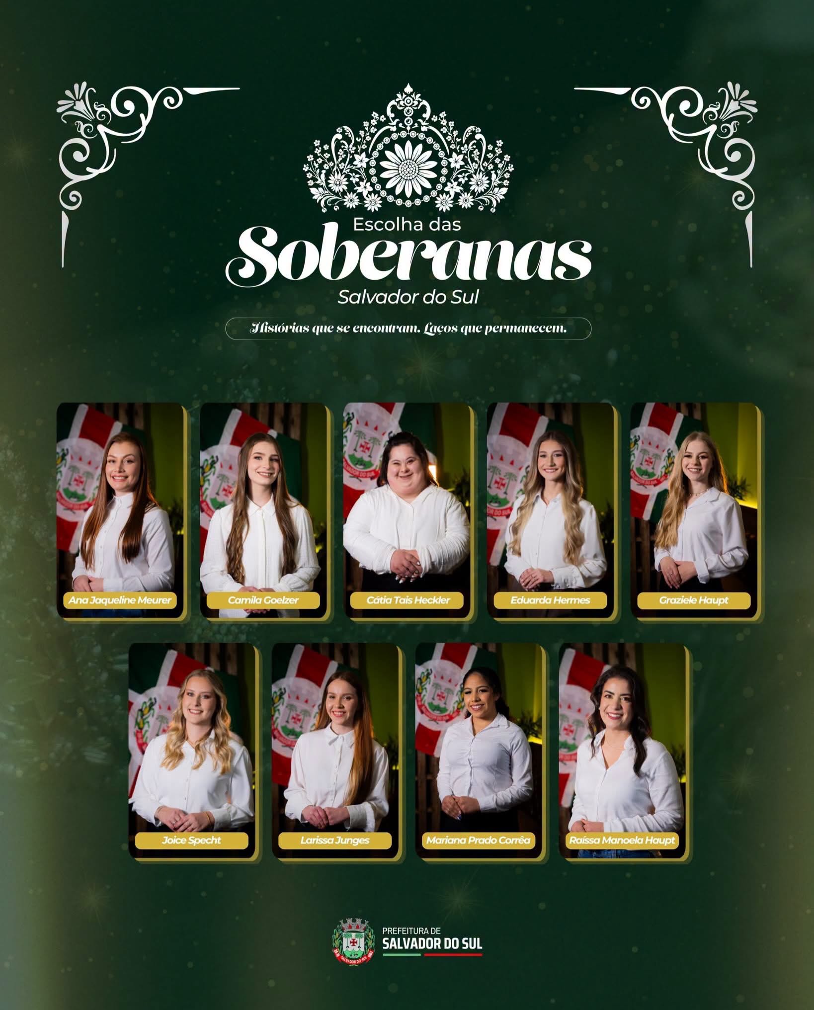Salvador do Sul apresenta candidatas ao Concurso de Escolha da nova Corte de Soberanas