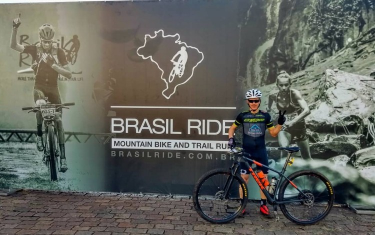 Ciclismo e corrida reunidos no Brasil Ride (Foto: Arquivo pessoal)