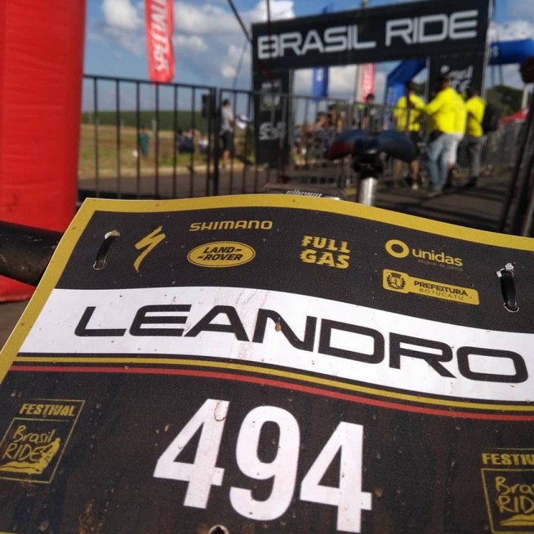 Sonho realizado e participação positiva de Leandro Kuhn no Festival Brasil Ride (Foto: Arquivo pessoal)
