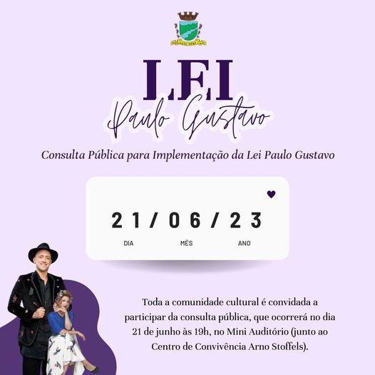 Escuta ativa sobre a Lei Paulo Gustavo.