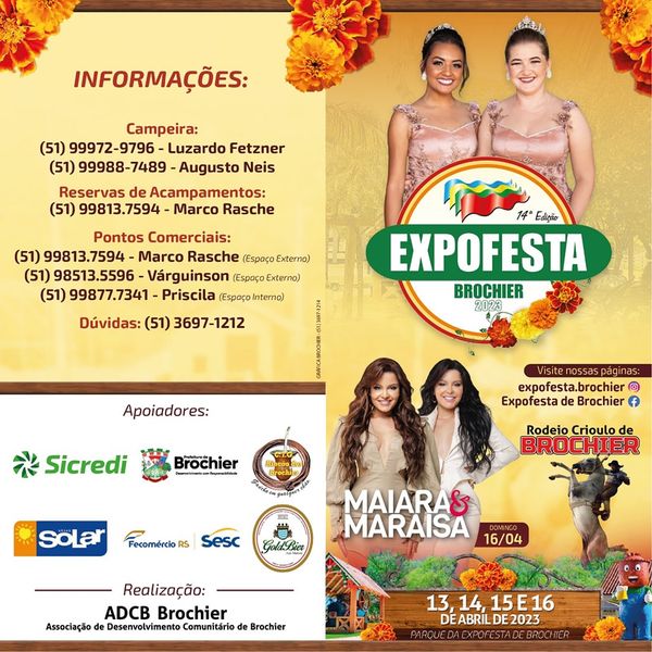 APROXIMA-SE O GRANDIOSO EVENTO DE BROCHIER