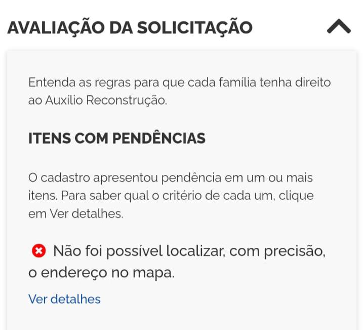 Famílias pré-aprovadas para receber o auxílio reconstrução de R$  5100 devem procurar prefeituras após atualização do governo federal
