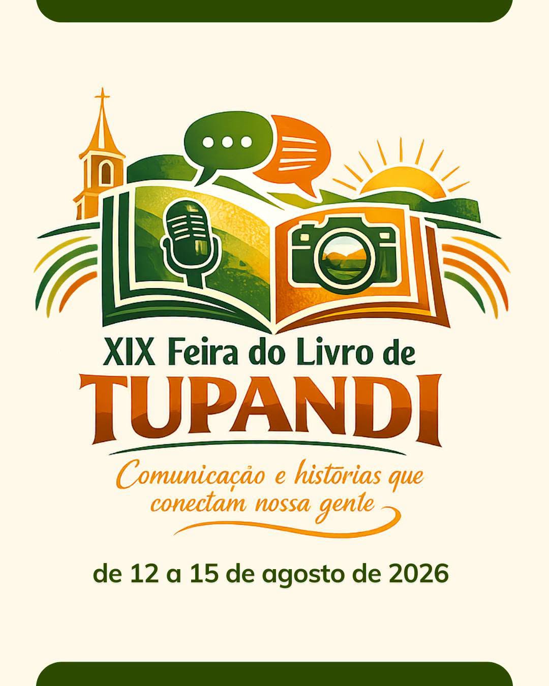 19ª Feira do Livro de Tupandi acontece de 12 a 15 de agosto