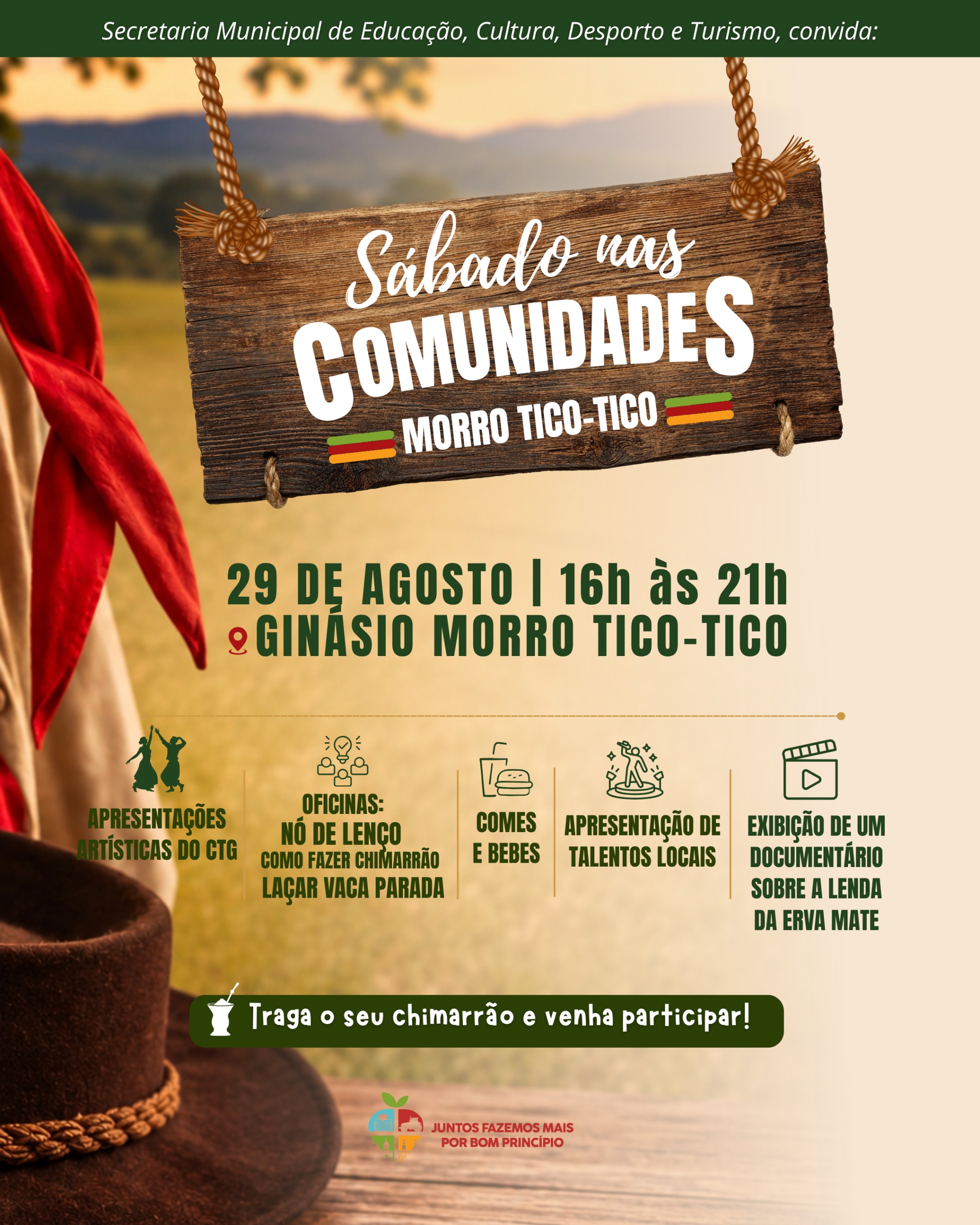 Sábados nas Comunidades: uma nova proposta de convivência e lazer chega ao Morro Tico-Tico