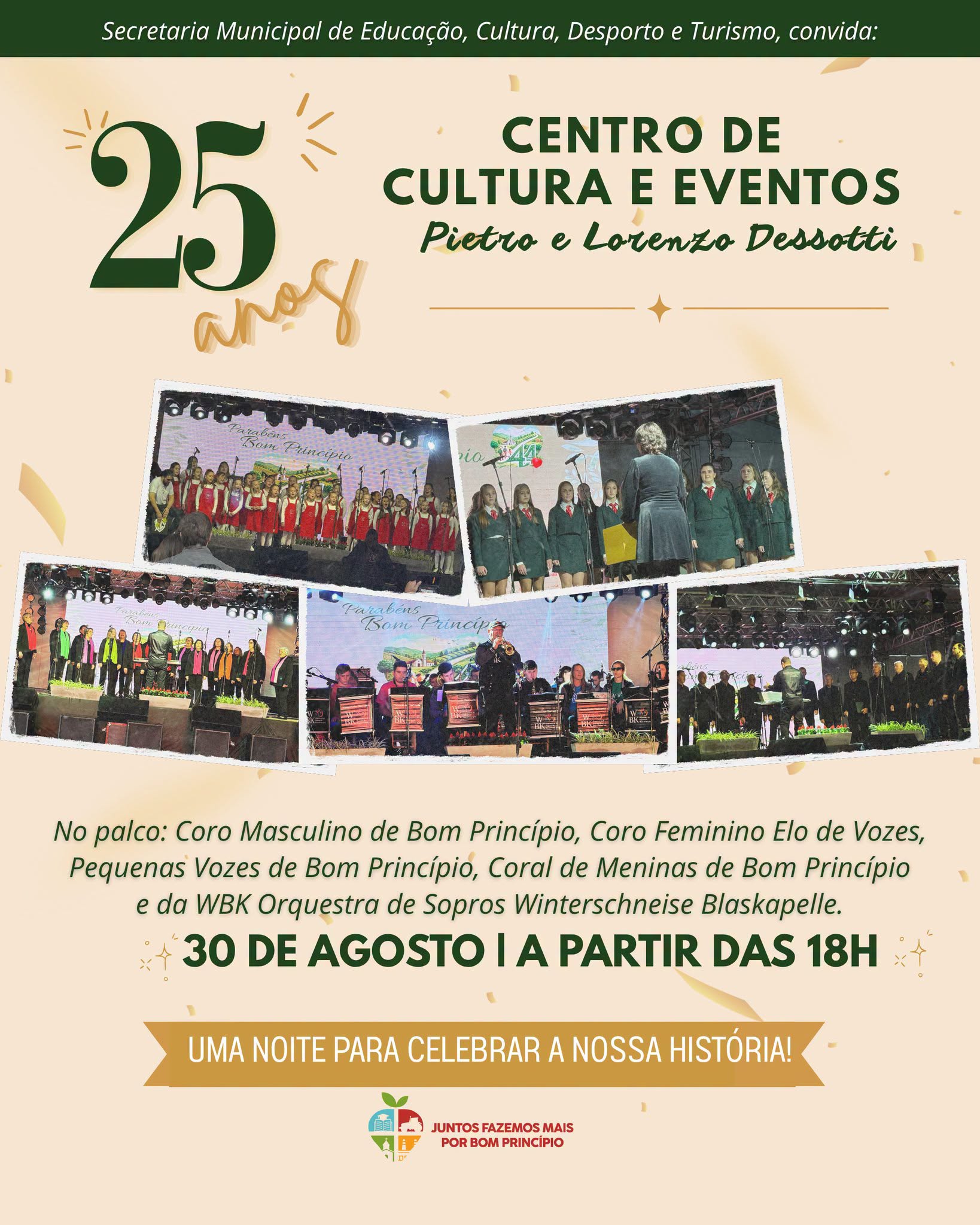 Centro de Cultura e Eventos Pietro e Lorenzo Dessotti completa 25 anos