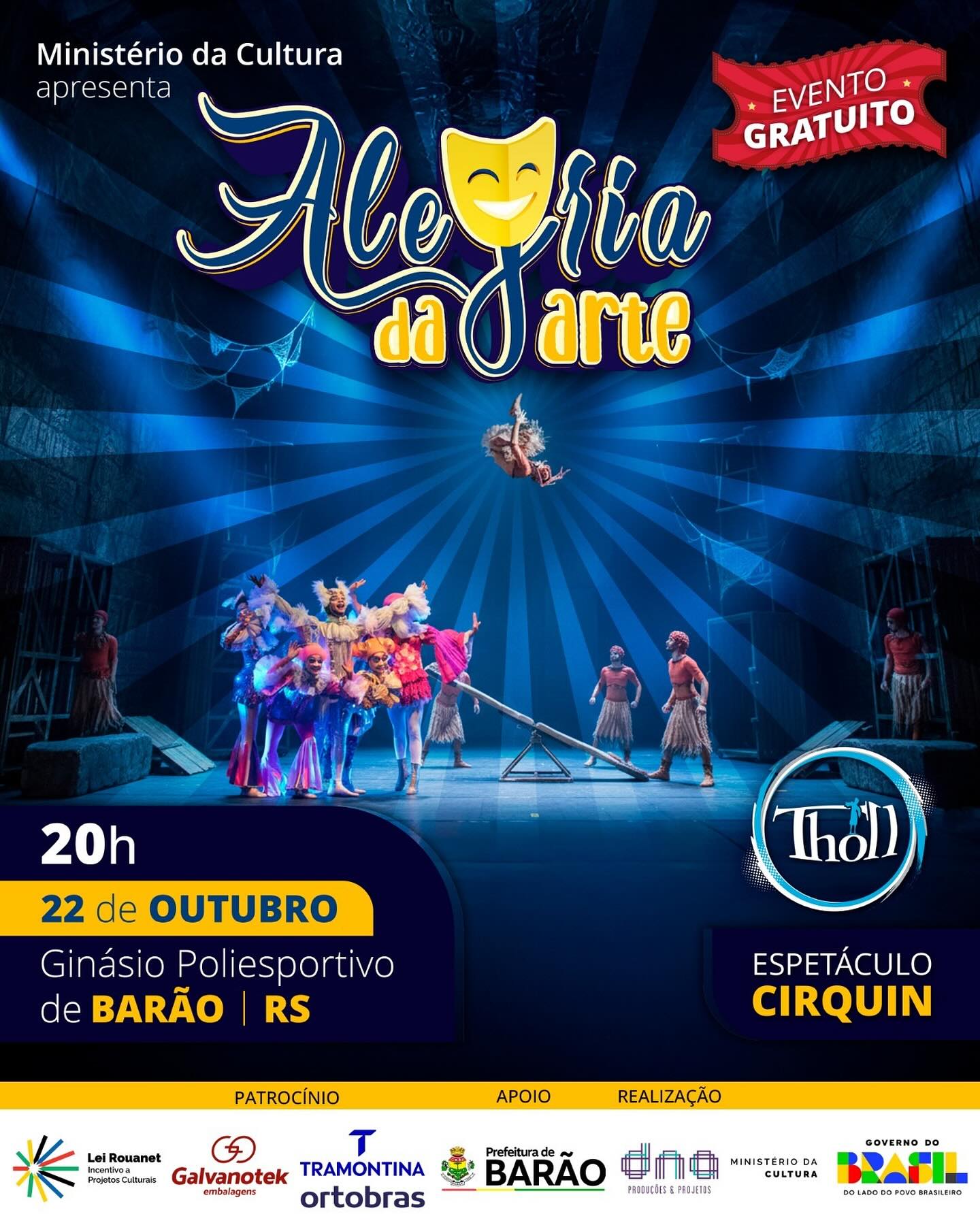 Grupo Tholl vai se apresentar em Barão Grupo Tholl vai se apresentar em Barão