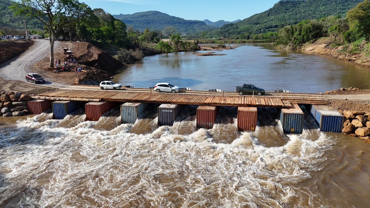 Ponte baixa de Feliz será inaugurada neste sábado