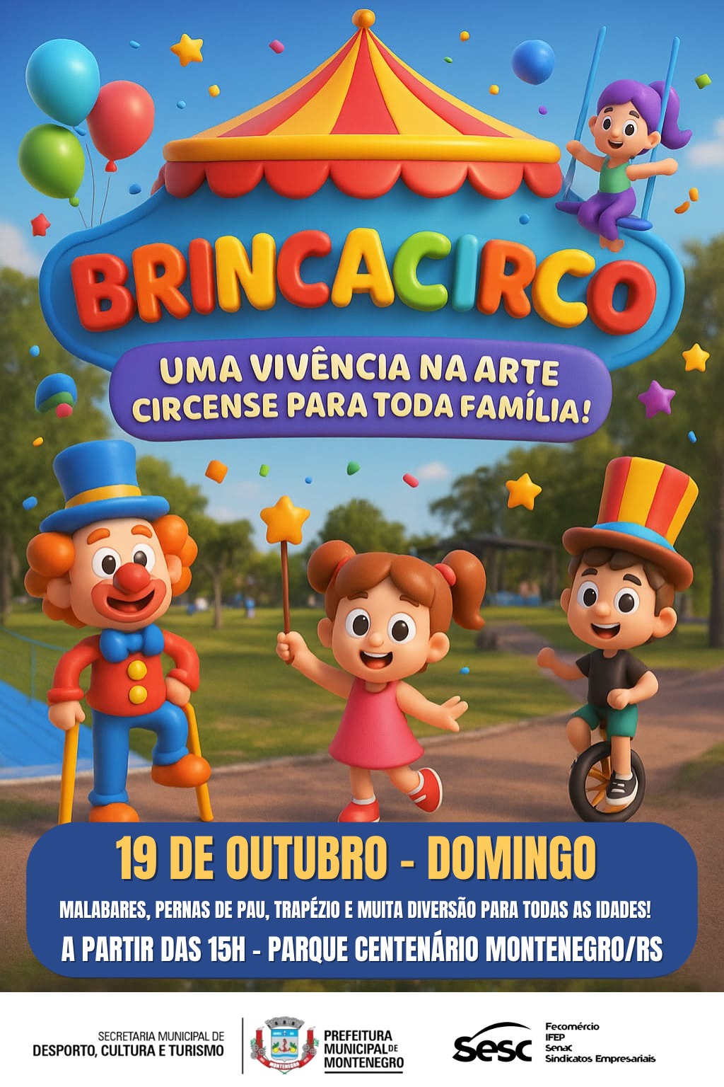 Festas do Rock e das Crianças vão movimentar Montenegro neste domingo