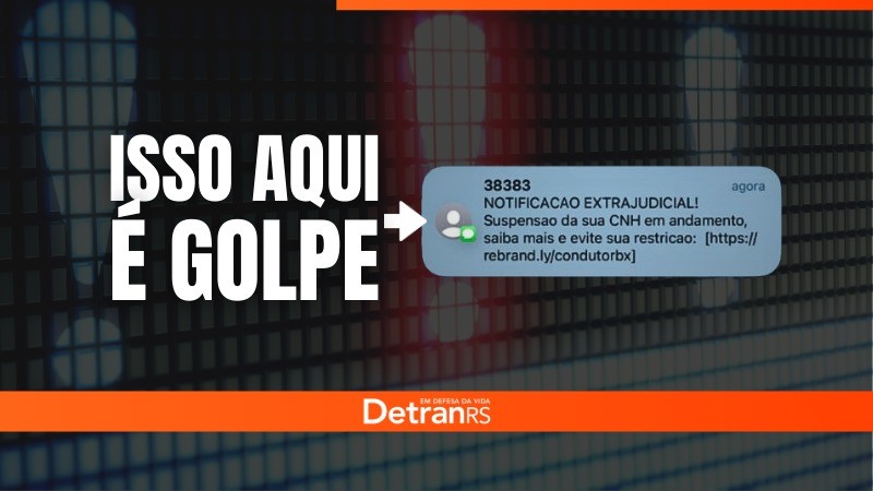 Detran alerta para golpe da CNH