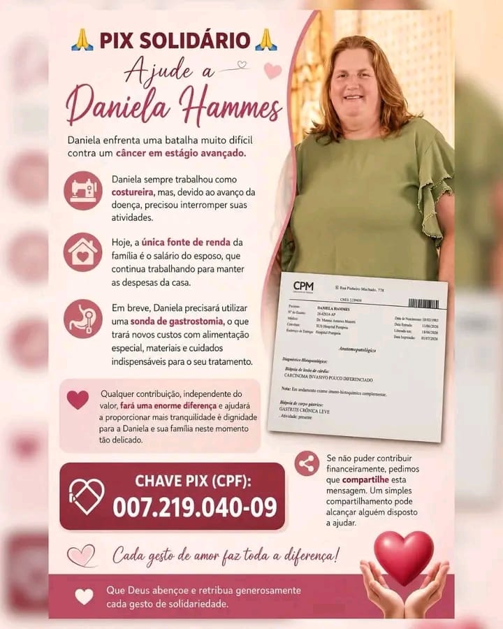Campanha busca ajudar moradora de Bom Princípio em tratamento contra o câncer