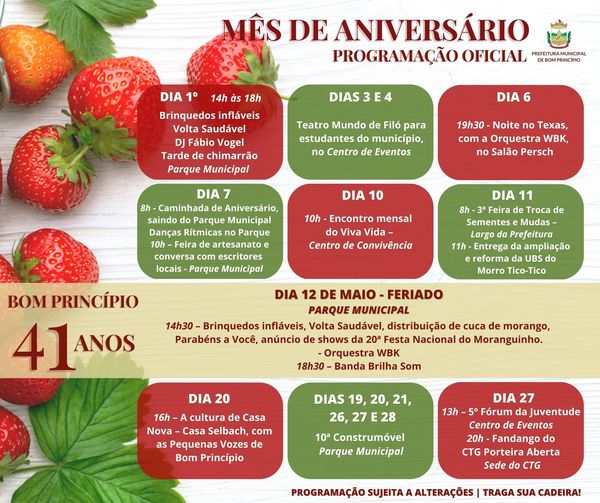 Bom Princípio - 41 Anos de história