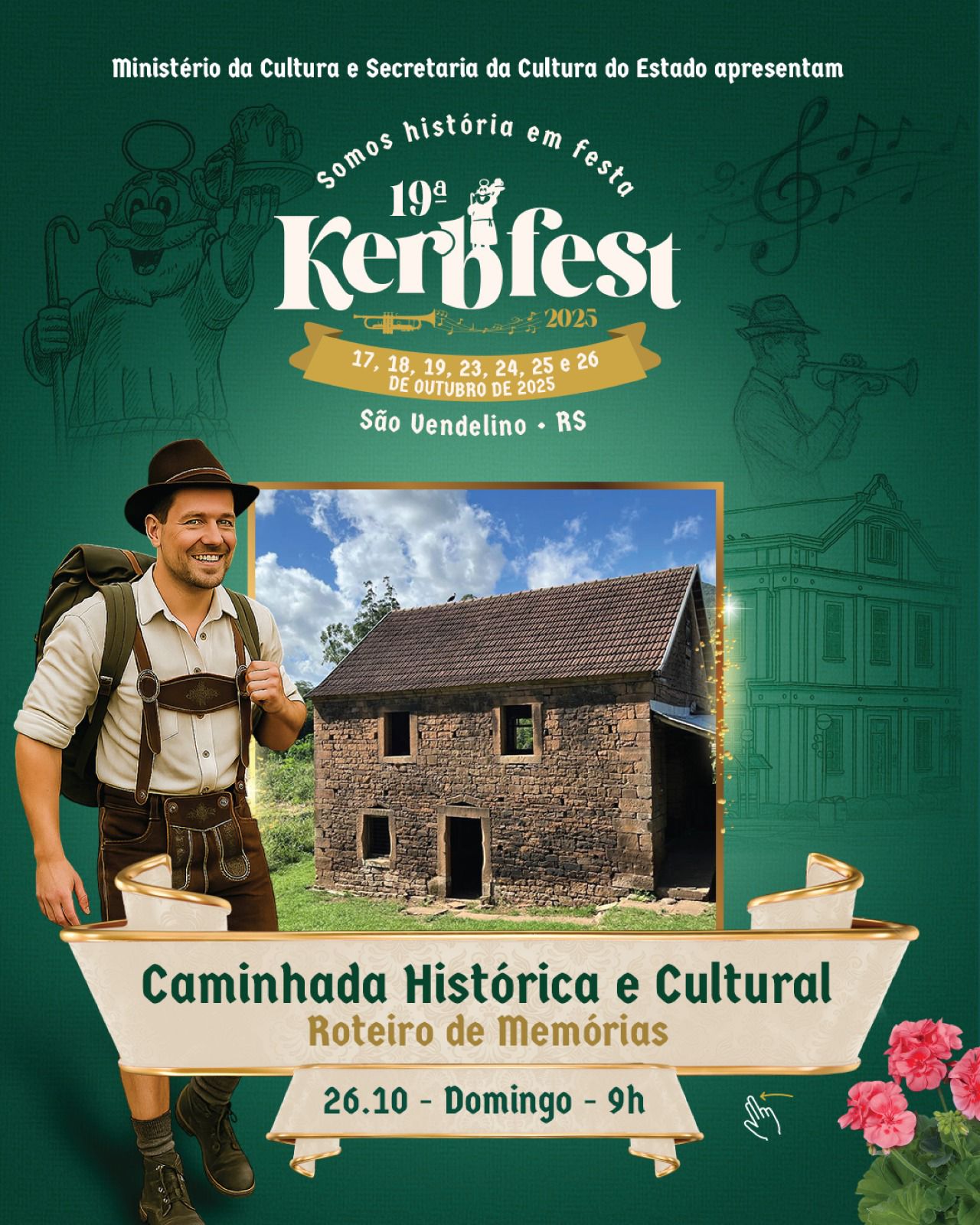 Kerbfest terá Caminhada gratuita