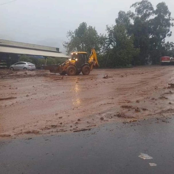 Nível do Arroio Forromeco chegou a ultrapassar a altura da ponte de acesso à cidade