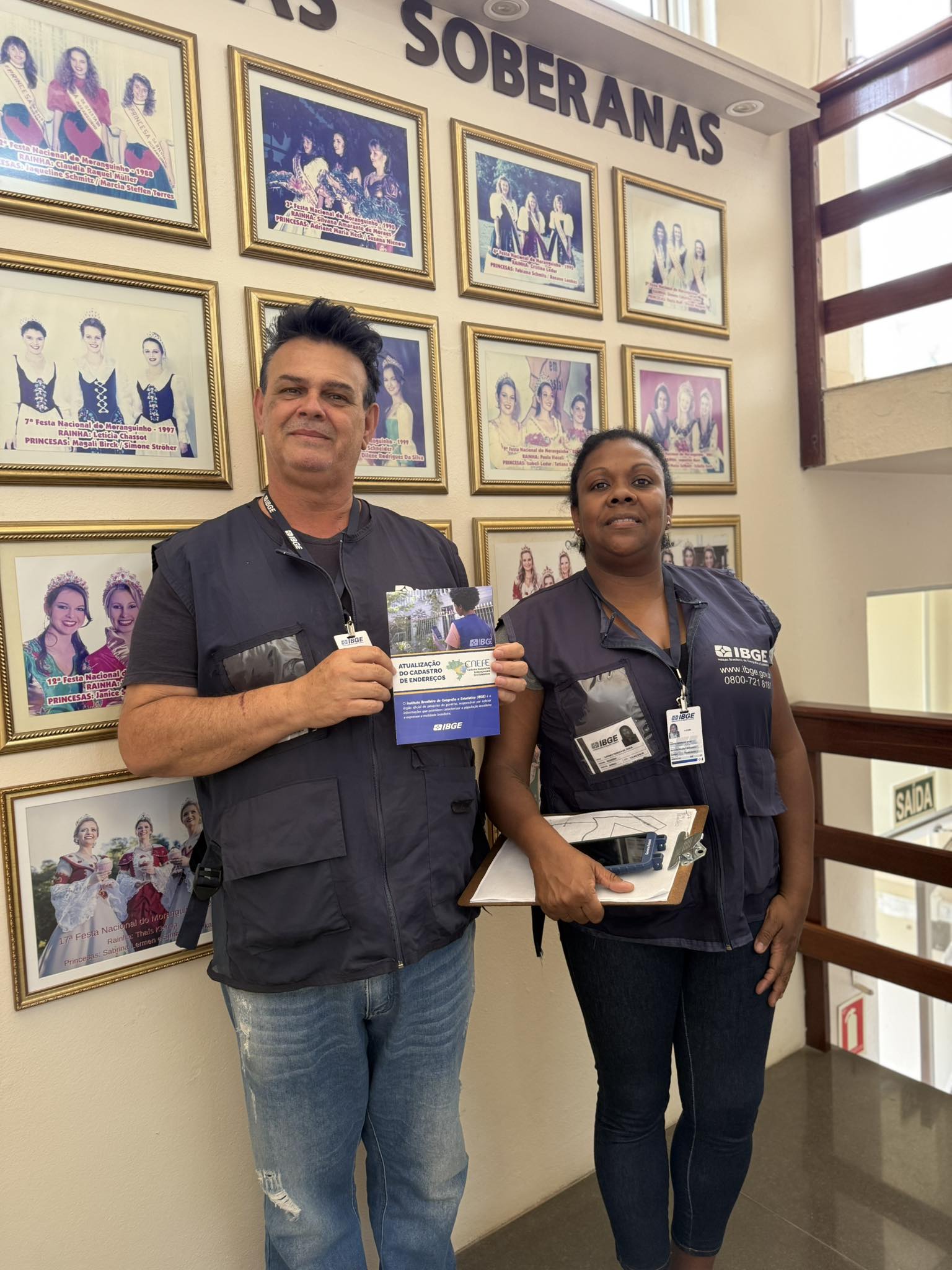 Pesquisadores do IBGE estão em Bom Princípio