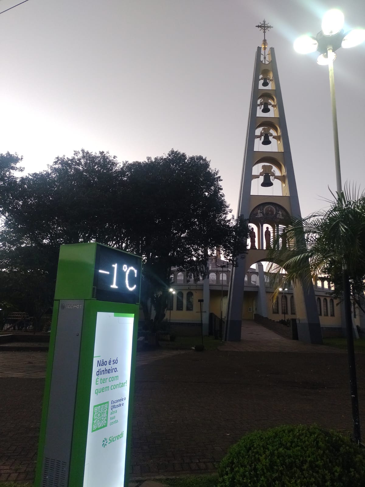 Após enchente, onda de frio com temperaturas negativas