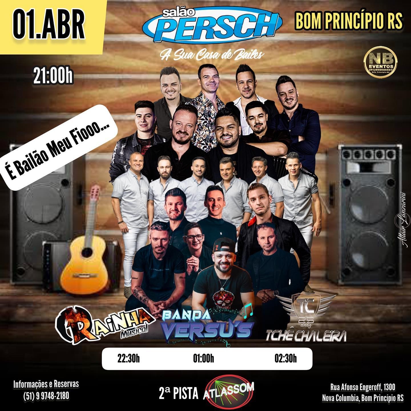 Salão Persch - Bom Princípio - a sua casa de bailes traz pra você!