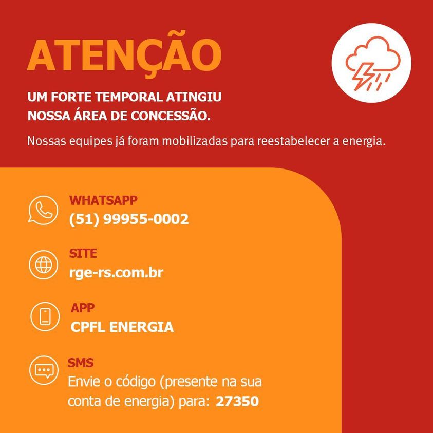 A falta de abastecimento de energia elétrica afetou milhares de casas.