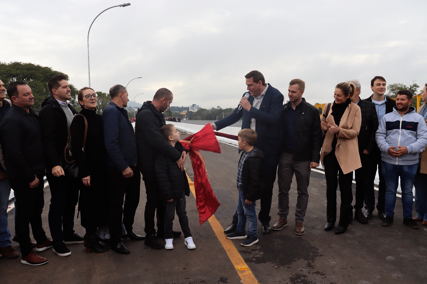 Inaugurada a nova ponte sobre o rio Caí em Feliz
