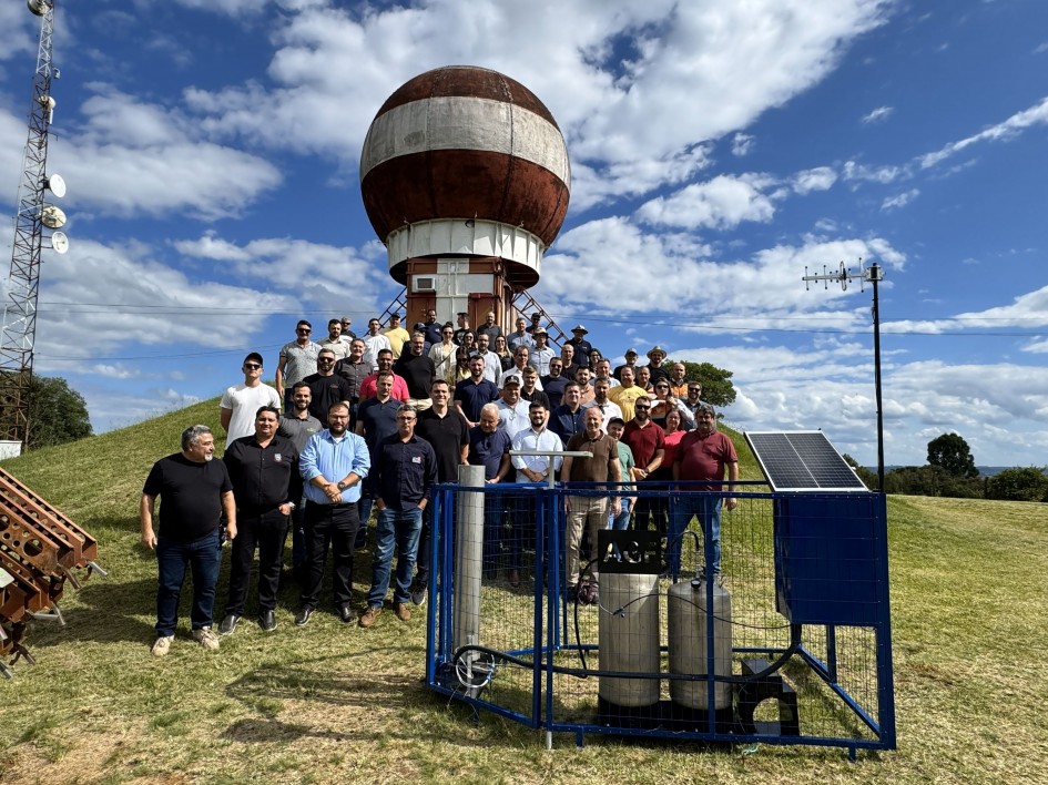 Prefeitos do Vale do Caí conhecem sistema antigranizo
