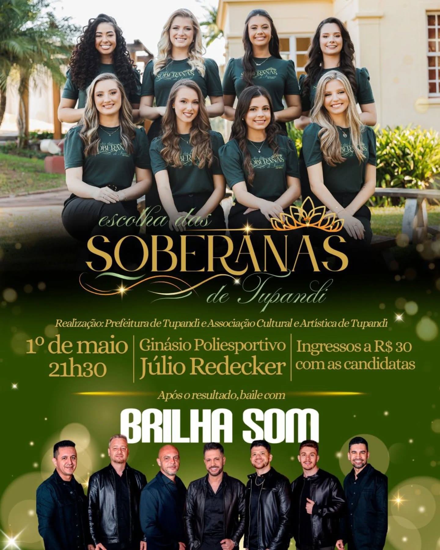 Soberanas da 10ª Maifest de Tupandi serão escolhidas na próxima sexta-feira