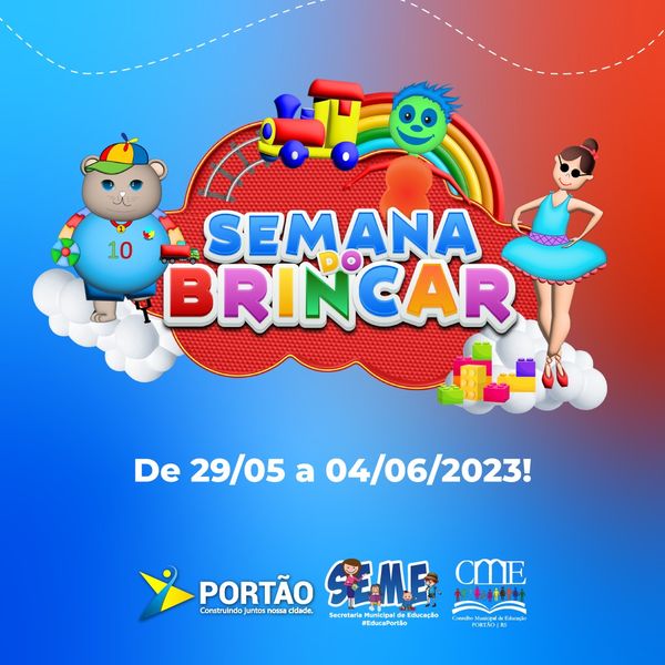 MASCOTES DA SEMANA DO BRINCAR 2023