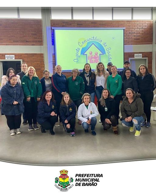 Os agentes comunitários de saúde (ACS) do município receberam uma capacitação 
