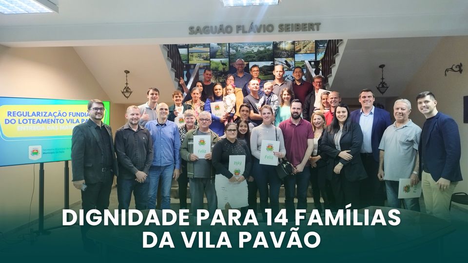 Feliz - Dignidade para 14 famílias da Vila Pavão