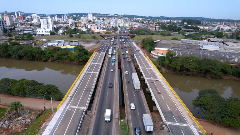 Pontes novas sobre o Rio dos Sinos serão liberadas nesta quinta-feira
