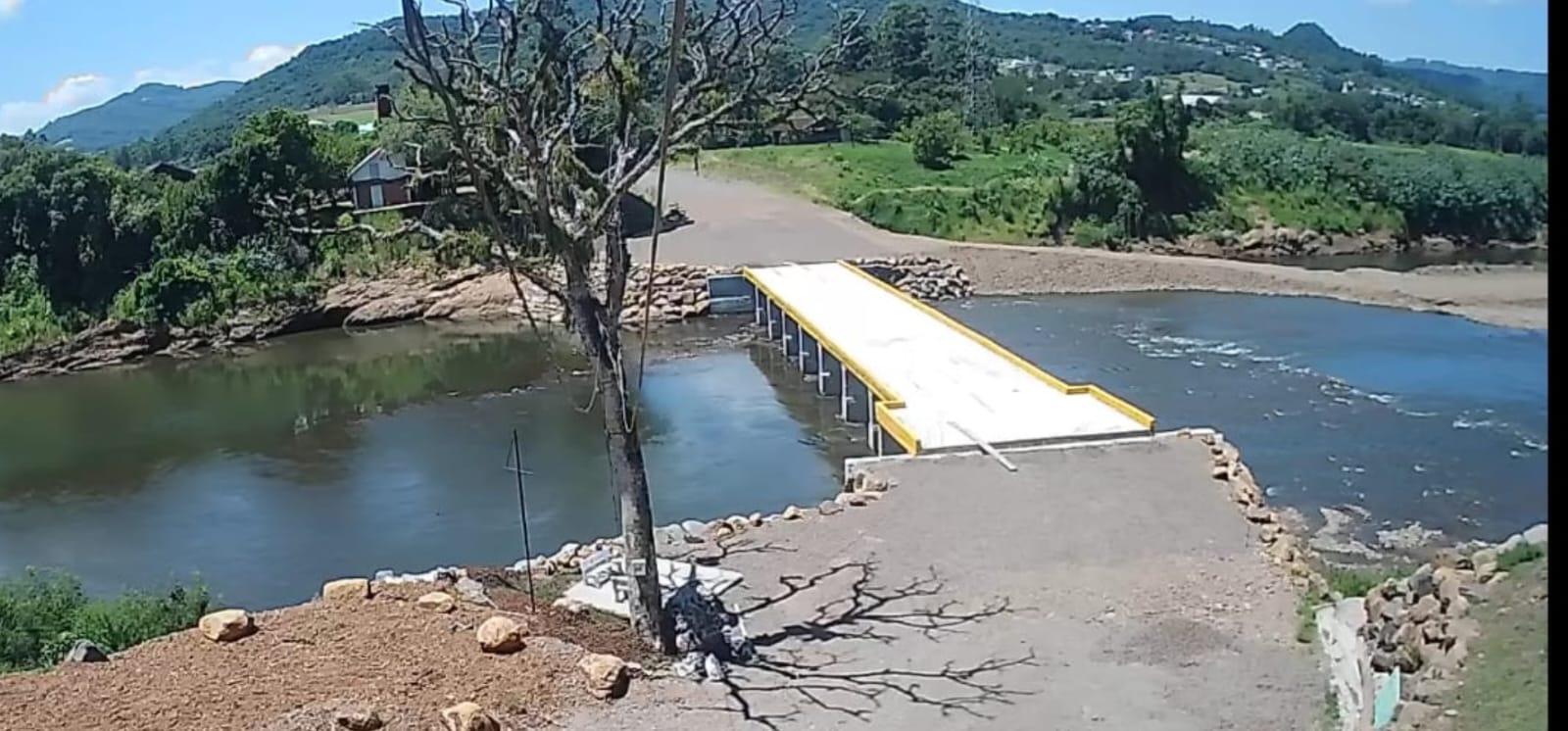 Retomada a obra da Ponte da Felizcidade entre Arroio Feliz e Picada Cará