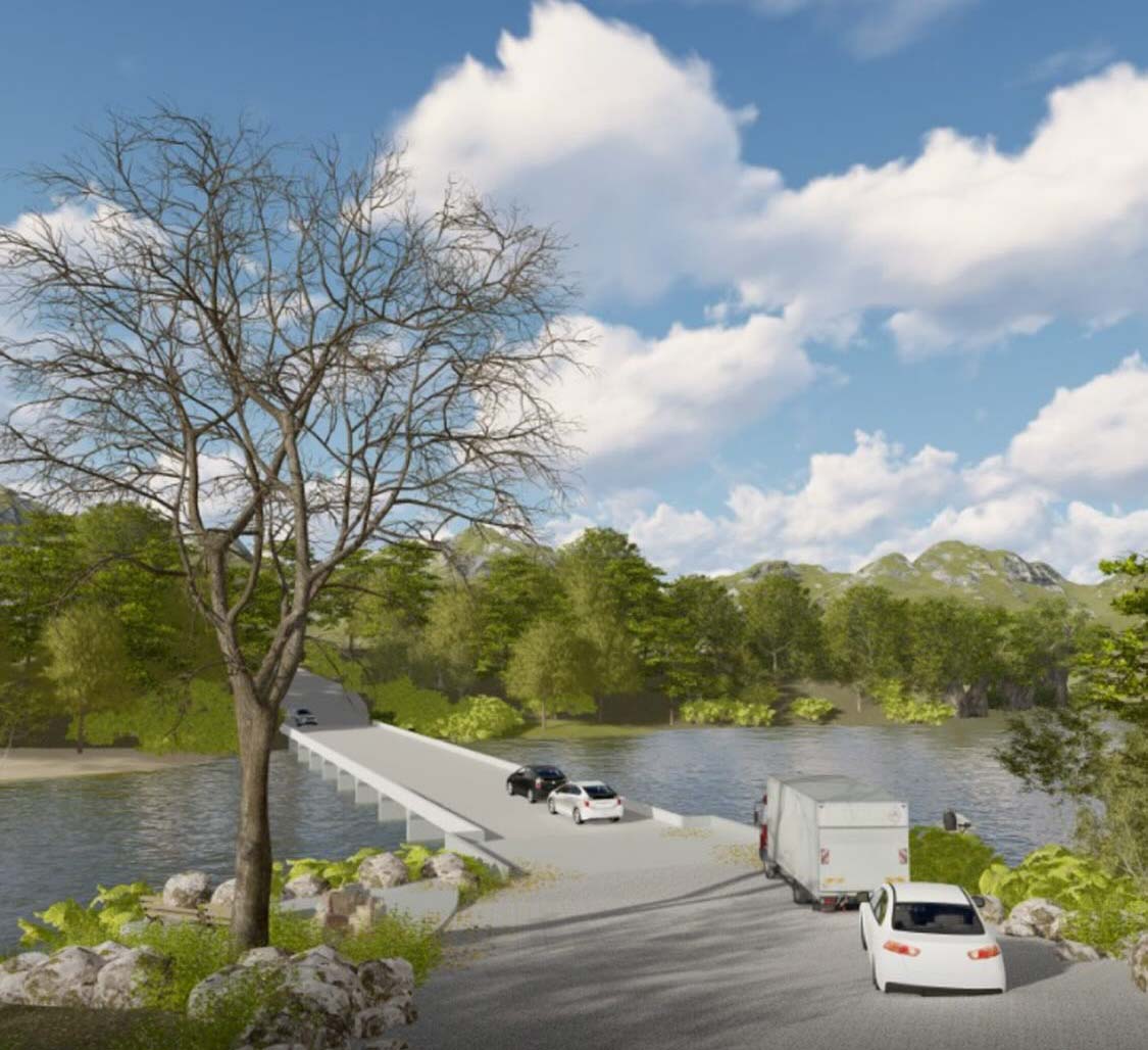 Campanha busca doações para construção de nova ponte baixa sobre o rio Caí