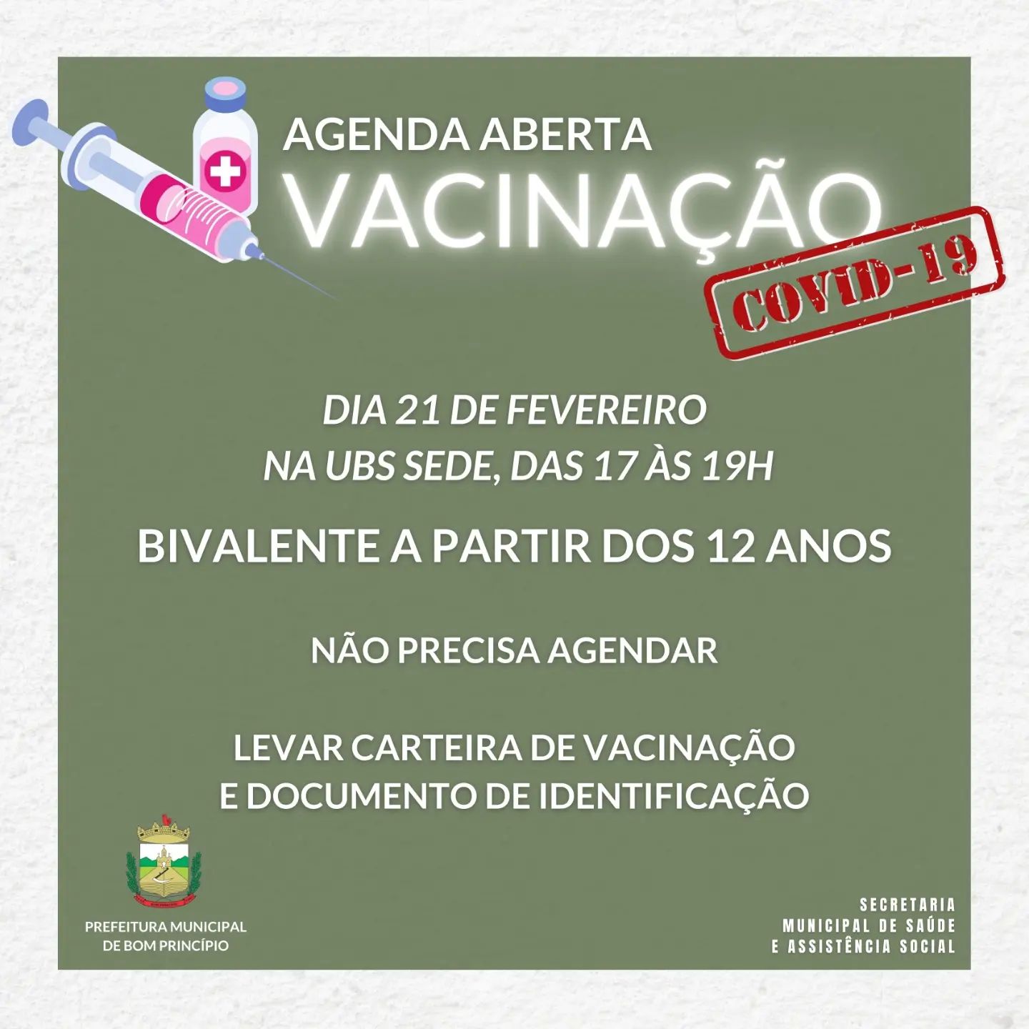 VACINAÇÃO CONTRA COVID