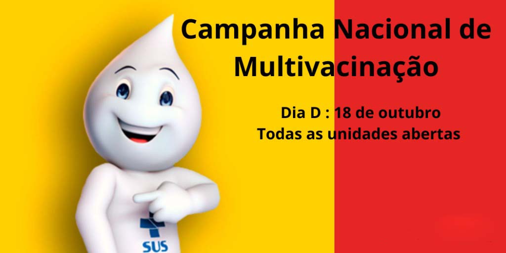 Sábado é Dia D de Multivacinação