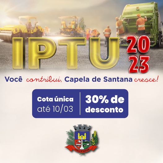 Carnê do IPTU liberado!