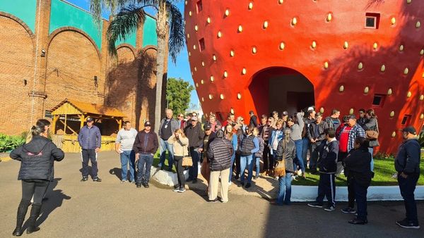 Agricultores de Turuçu conhecem nossa produção de morangos
