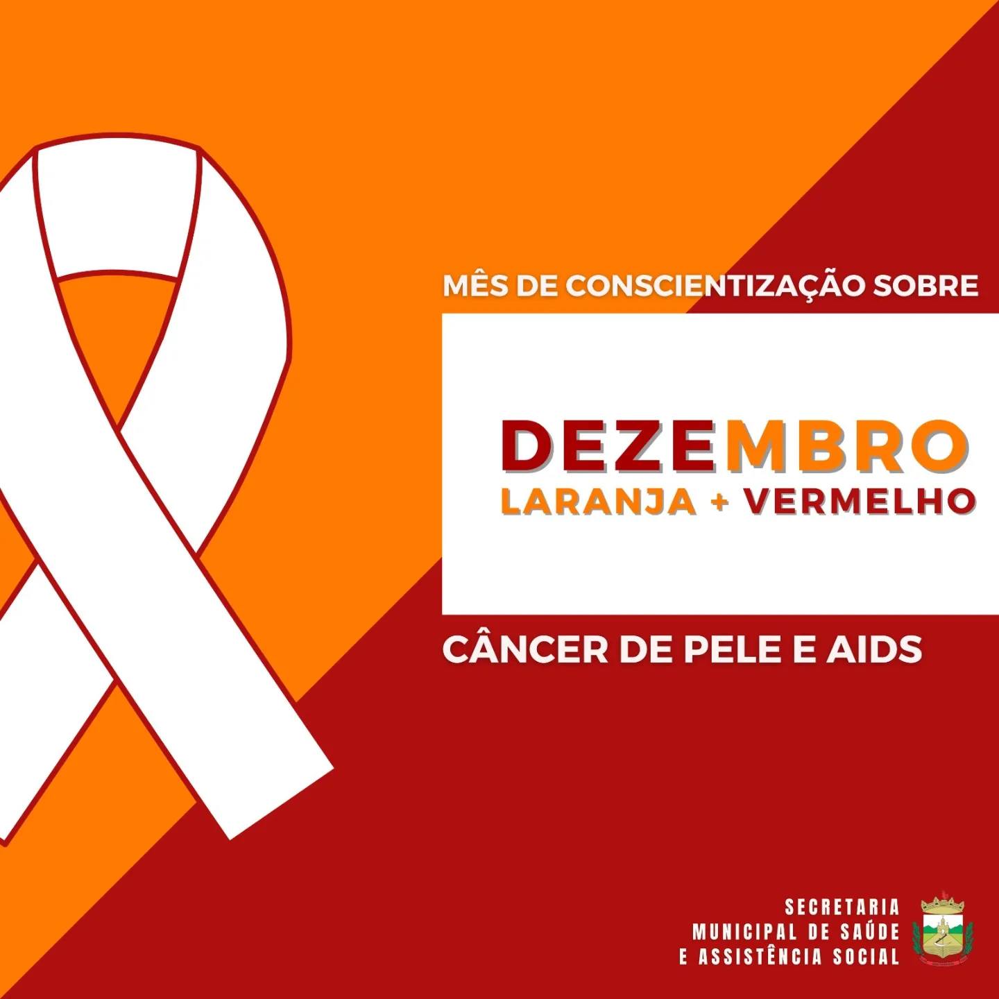 Mês de dezembro terá campanhas de conscientização sobre câncer de pele, AIDS e DST’s 