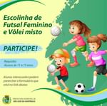Escolinhas de vôlei ou futsal