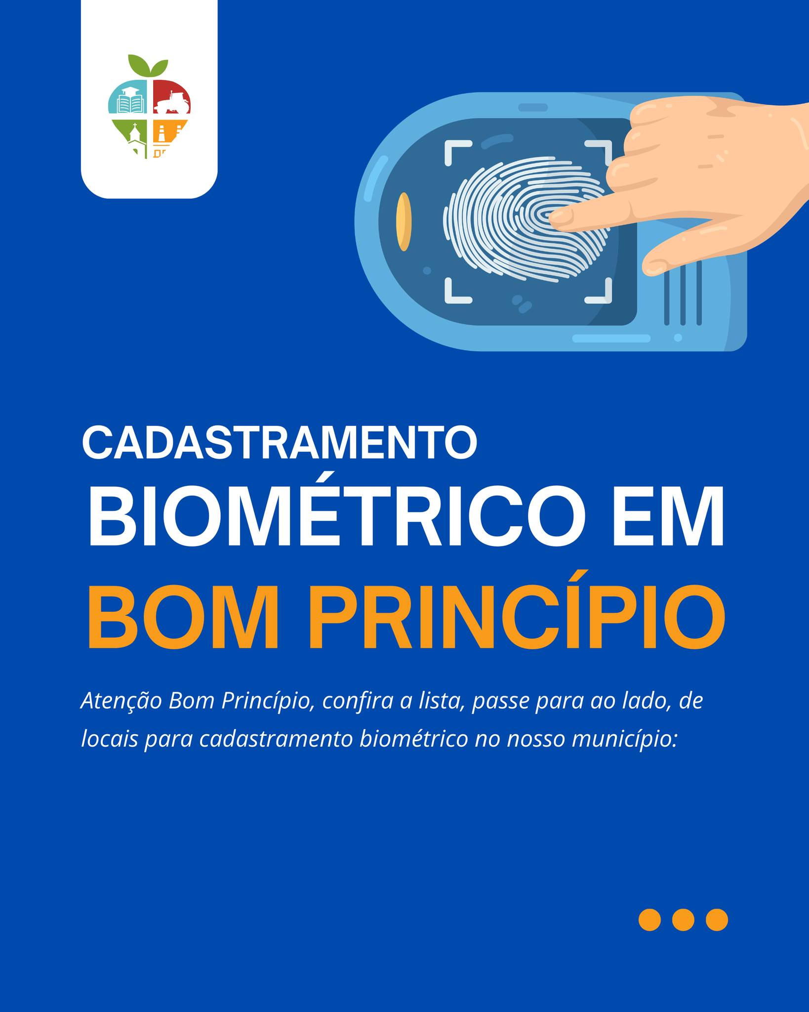 Bom Princípio tem recadastramento biométrico nos postos de saúde e Casa das Soberanas
