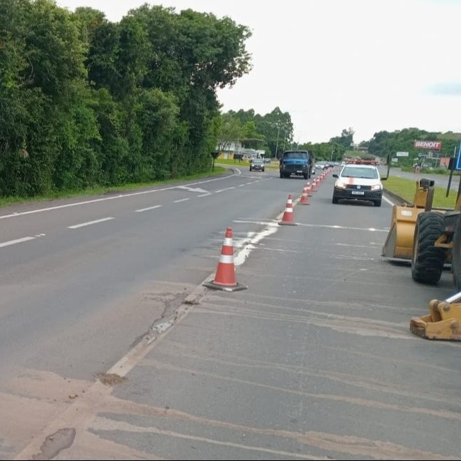 Retorno no km 26 da ERS-122 é desativado após análise técnica de tráfego