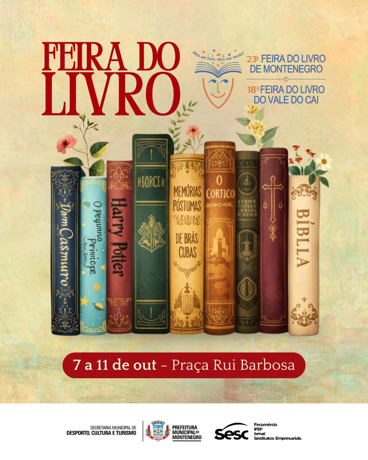 Feira do Livro Regional reúne literatura, música e arte 