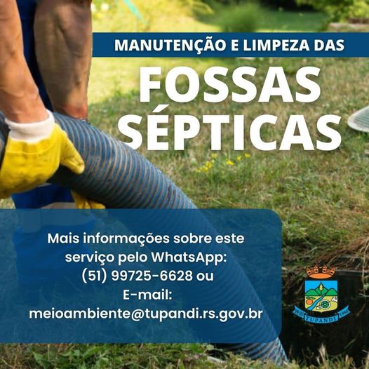 MANUTENÇÃO E LIMPEZA DAS FOSSAS SÉPTICAS