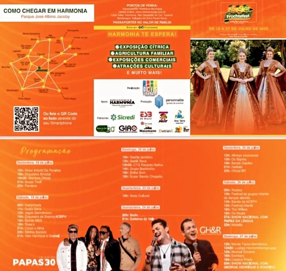 Faltam 25 dias para o início da 11ª Früchtefest 